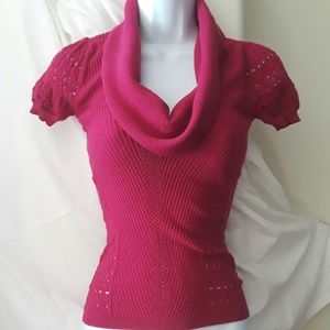 ARDEN B Short Sleeved Pullover Sweater